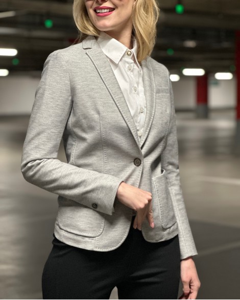 Sako dámské Massimo Dutti šedé